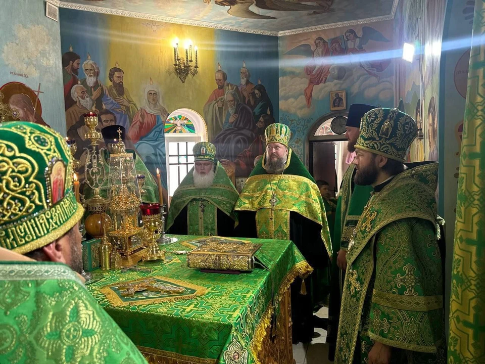 В Мелитополе состоялось торжественное богослужение в честь преподобного Серафима Саровского. Фото - тг-канал администрации Мелитополя