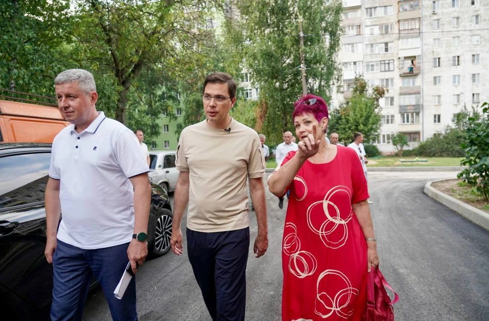 В Нижнем Новгороде ремонтируют дворы на улицах Баумана и Заводской. ФОТО: телеграм-канал Юрия Шалабаева.