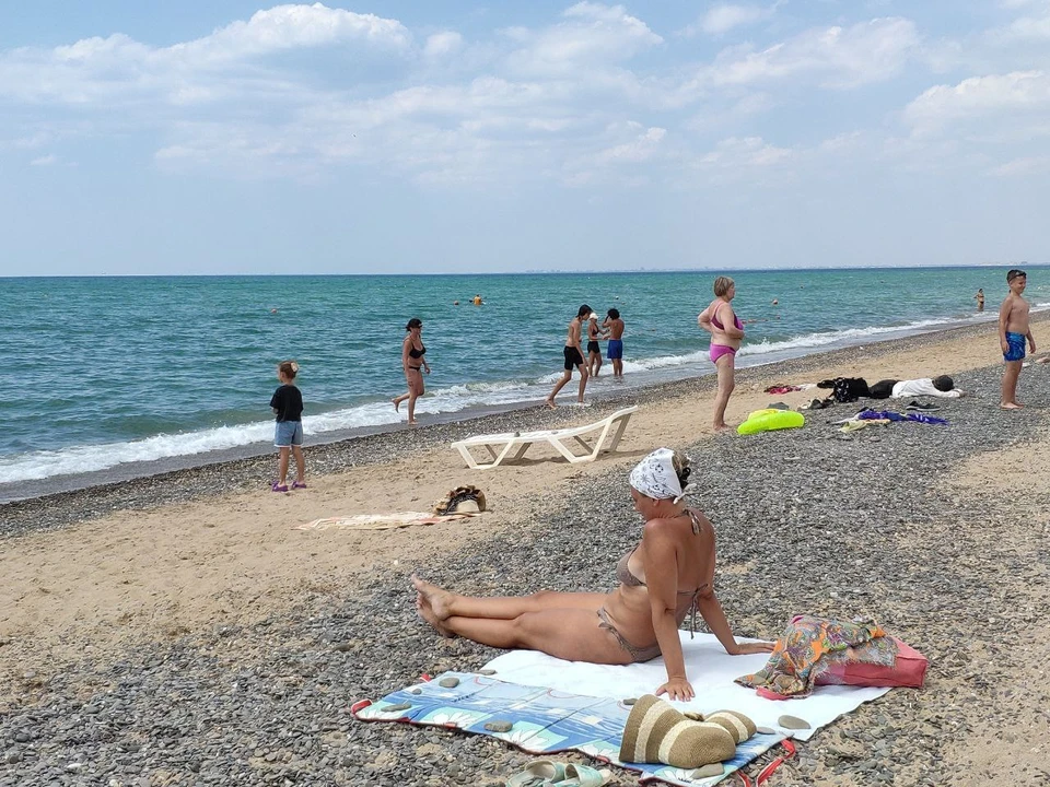 В Крыму очень теплое море