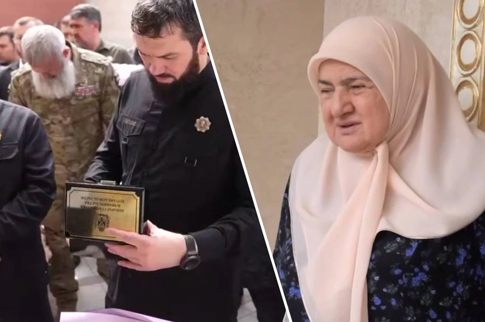 Аймани Кадырова руководит общественным фондом, помогающим нуждающимся. Фото: стоп-кадр видео Магомеда Даудова