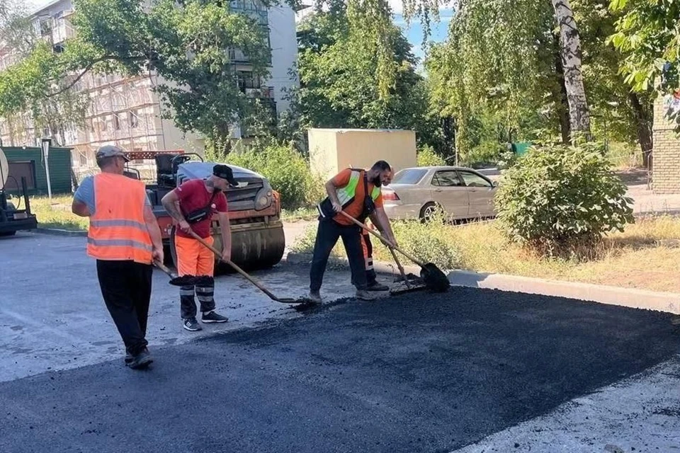 Бурятия и Хабаровский край восстанавливают дороги в ДНР. Фото: Минтранс ДНР