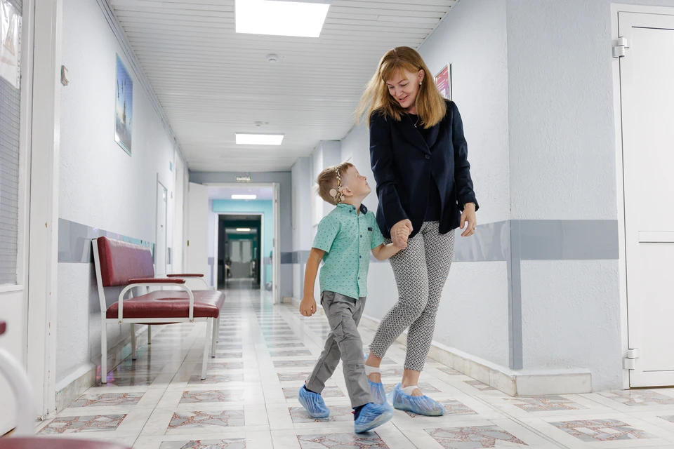 Миша и его мама Людмила.