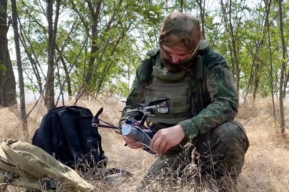 Боевая работа расчетов БпЛА