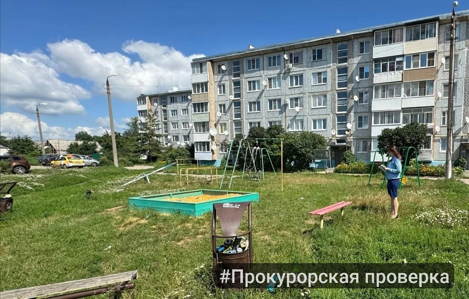 Прокуратура потребовала устранить нарушения на детской площадке в Новомосковске.