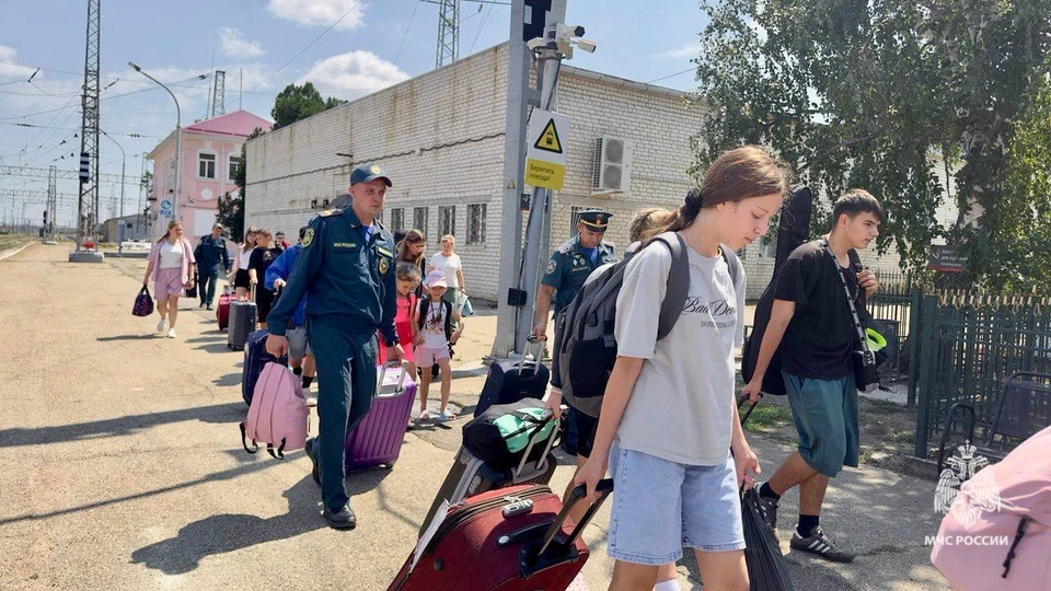 Около 200 детей из Белгородской области приехали в лагерь на Ставрополье. Фото: МЧС Ставрополья