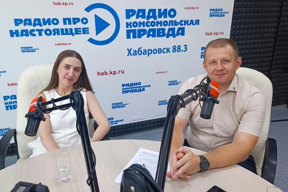 Юлия Долгополова – руководитель отдела маркетинга компании «Талан» и Эдуард Абрамов – руководитель проекта «Воронежский бульвар»