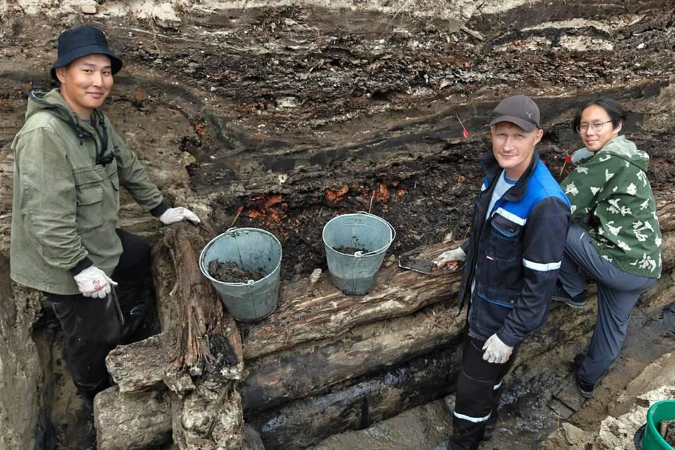 Археологические раскопки в Якутске. Фото : Айсен Николаев/Telegram