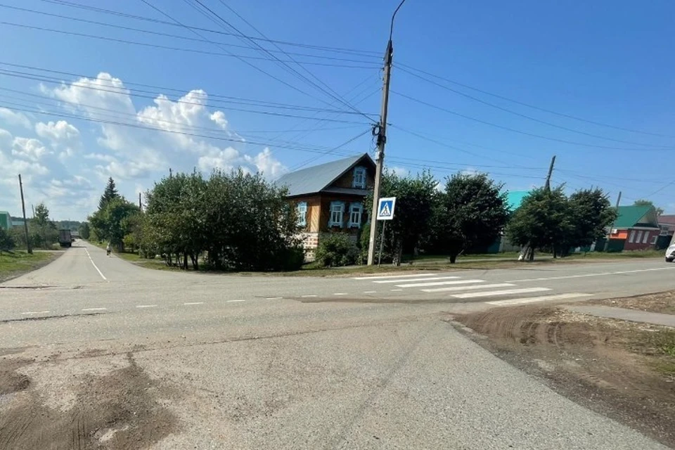 Ребенка сбили на пешеходном переходе в Можге. Фото: Госавтоинспекция Удмуртии