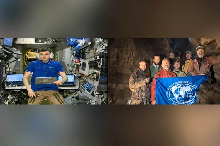 Космос, прием! Крымские спелеологи вышли на связь с МКС из глубочайшей пещеры мира