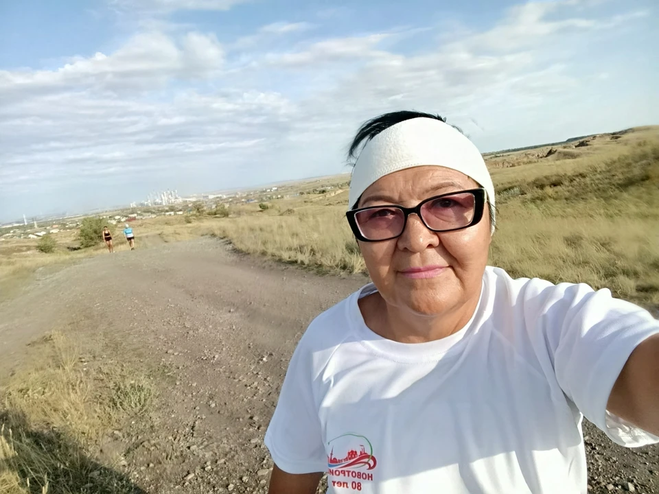Сила воли 65-летней Багилы не могут не поражать. Фото предоставлено Багилой Аксеновой.