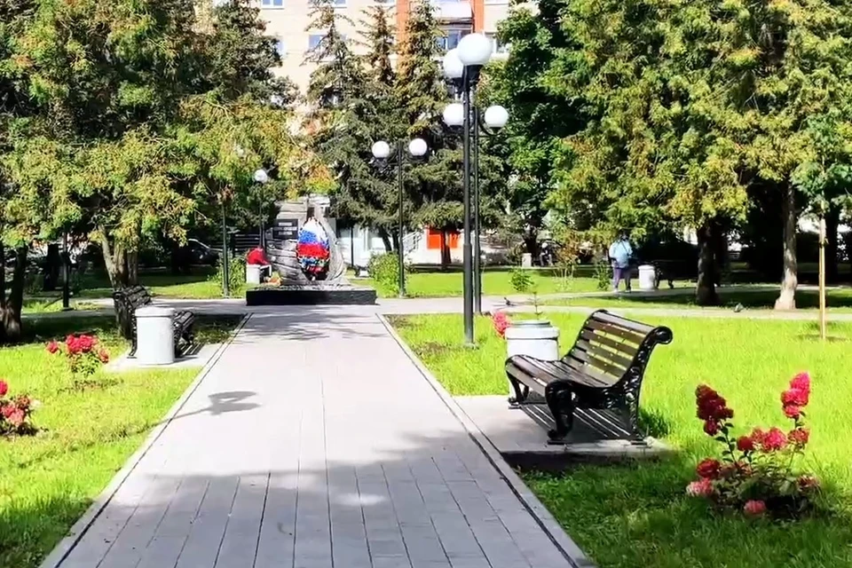скрин с видео со страницы МКУ "Зеленый город"