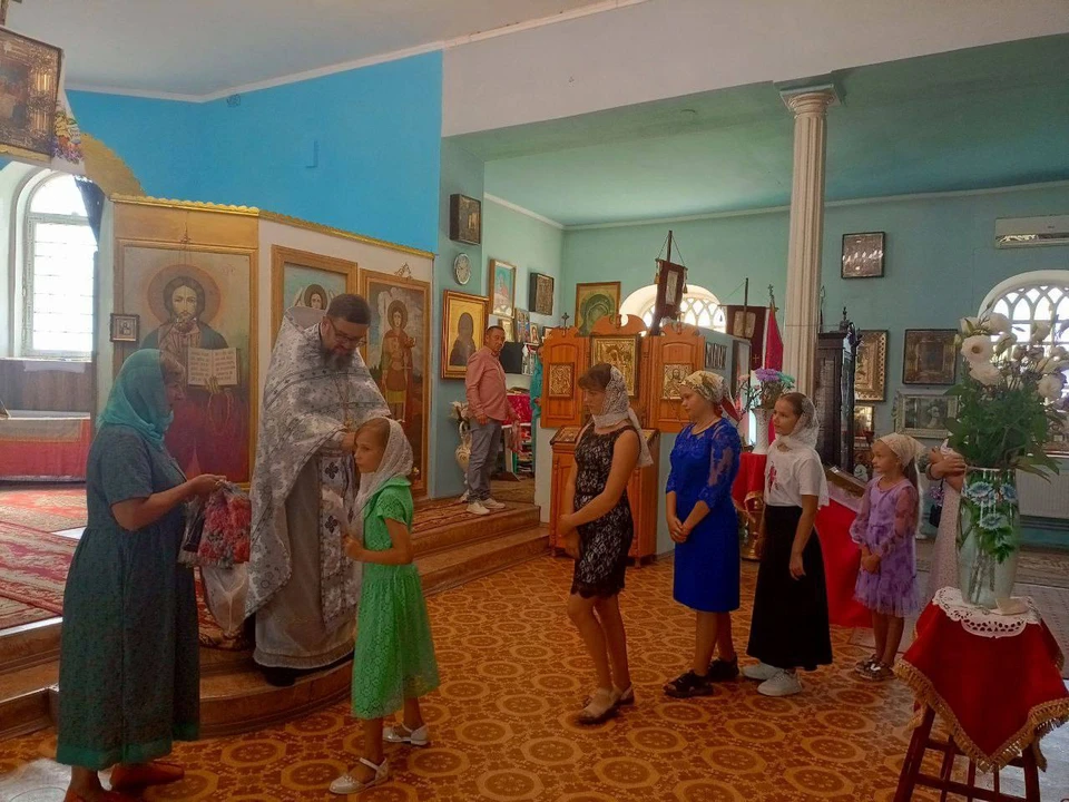 В запорожских храмах прошли молебны к 1 сентября. Фото - Бердянской епархии Русской Православной Церкви