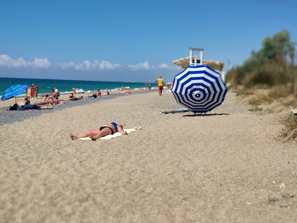 В Крыму теплое море