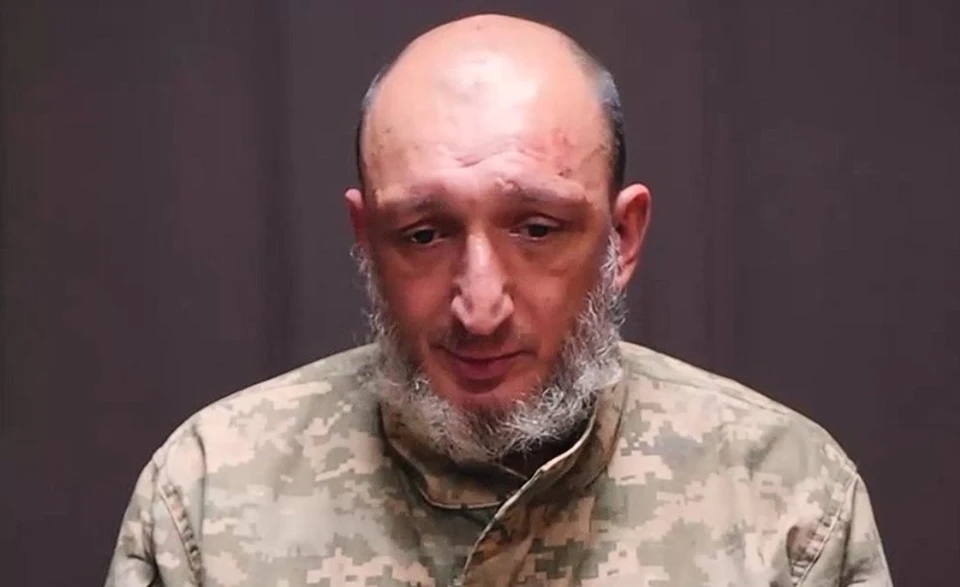 Пленный военнослужащий ВСУ Владимир Егоров
