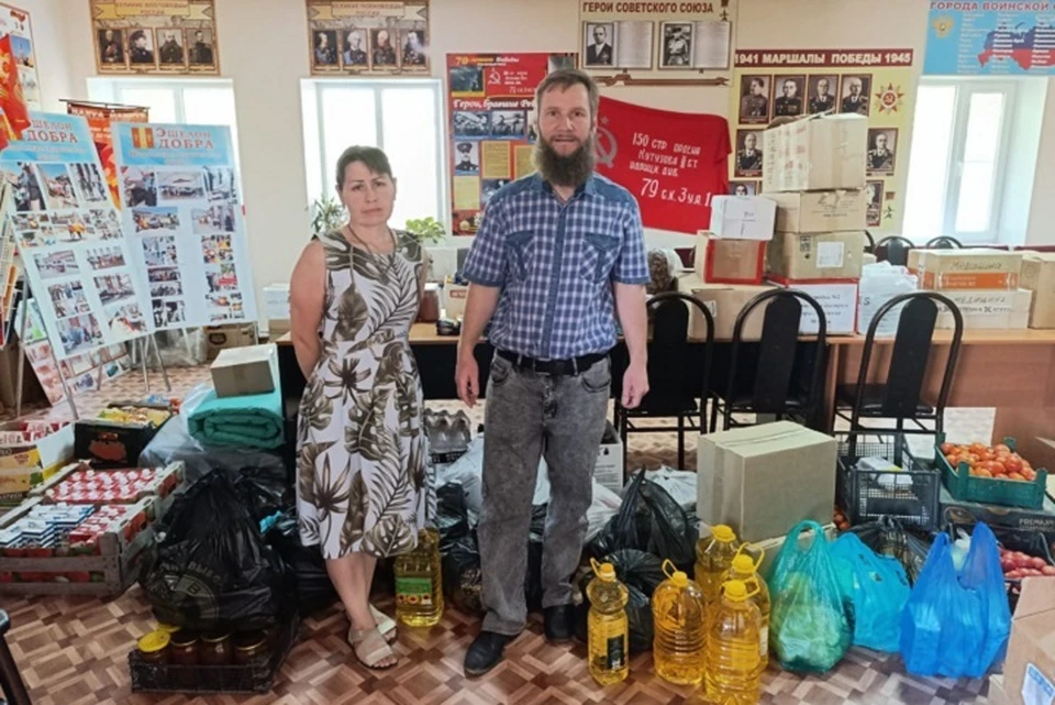 Помощь направили бойцам казачьей бригады «Дон». Фото: администрация Новоалександровского округа
