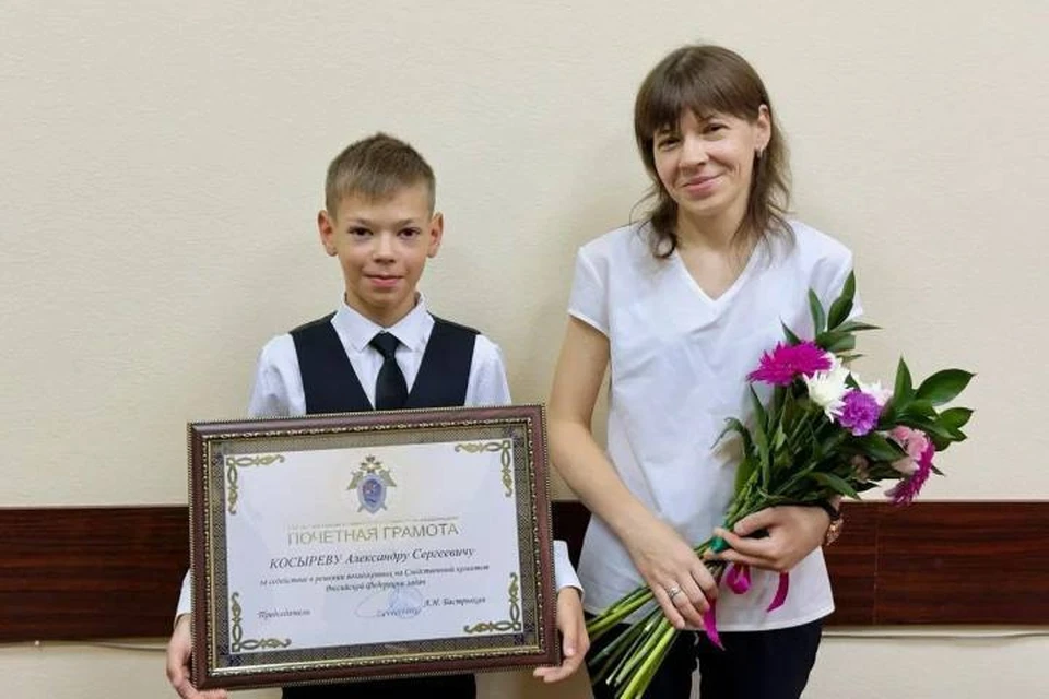 Мама Александра говорит, что сын растет настоящим мужчиной и примером для своих сверстников. Фото: СУ СКР по Пермскому краю.