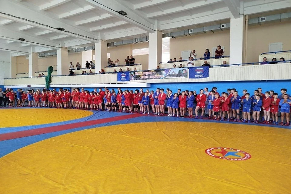 В Шахтерске прошло первенство по самбо, посвященное Дню освобождения Донбасса. Фото: Администрация Шахтерского округа
