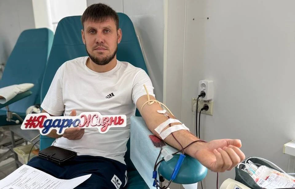 Ульяновец Федор Адамов пополнил ряды Почётных доноров. ФОТО: тг-канал Доноры Ульяновска