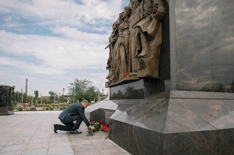 Мариуполь отметил 82-ю годовщину освобождения от немецко-фашистских захватчиков. Фото: ТГ/Кольцов