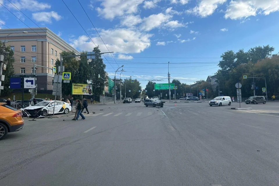 В Новосибирске дети пострадали в аварии. Фото: Госавтоинспекция Новосибирска