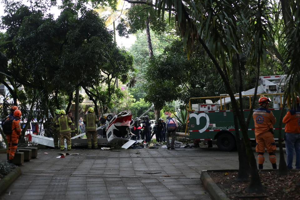 В Аргентине разбился самолет, который выполнял трюки