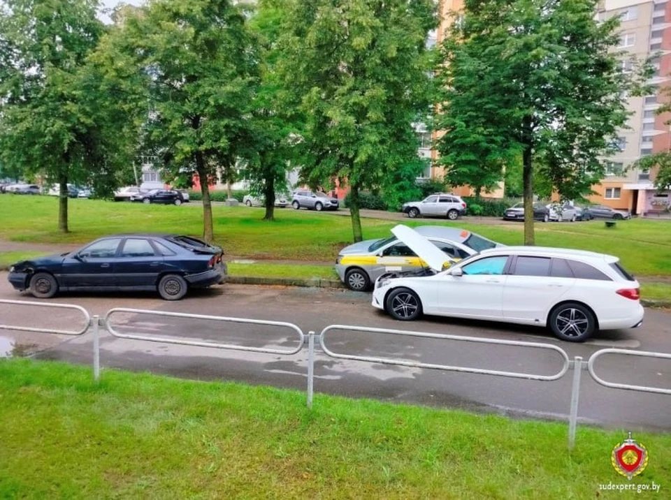 Сотрудник СТО в Гродно угнал чужой Mersedes и нанес ущерб в 50 тысяч рублей. Фото: Государственный комитет судебных экспертиз.