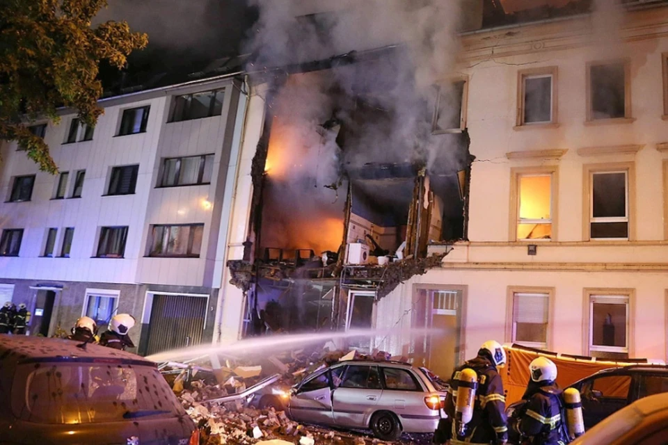 DPA: В результате взрыва дома в Германии пострадали восемь человек