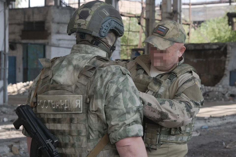 В ДНР наградили бойцов Росгвардии, которые обеспечивают безопасность в регионе. Фото: Росгвардия