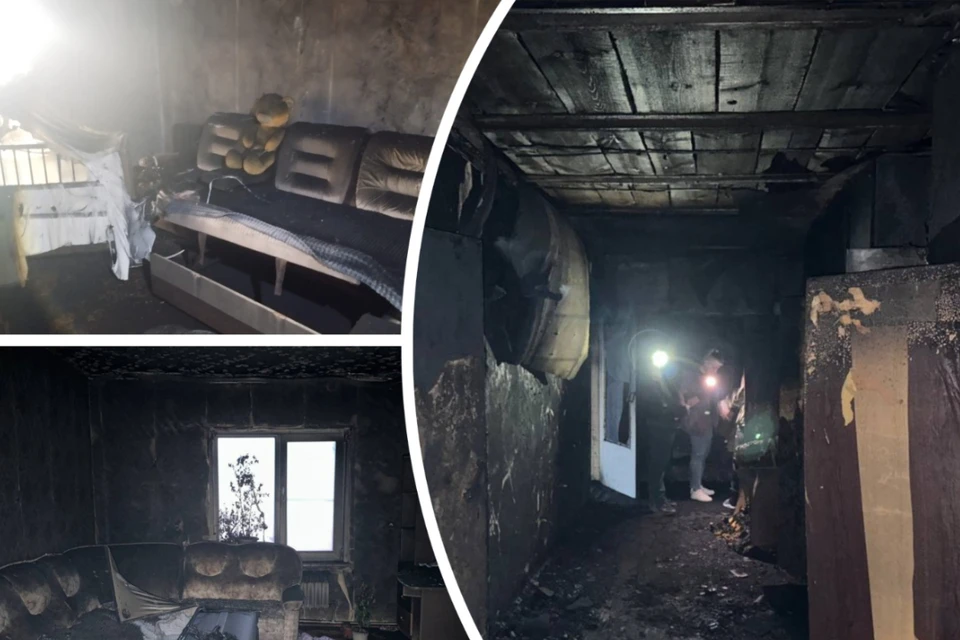 Пожар привел к гибели первоклассницы. Фото: СУ СКР по Новосибирской области // Прокуратура Новосибирской области