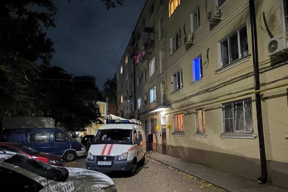 В Ростове из-за трещины в жилом доме ввели режим повышенной готовности. Фото: телеграм-канал Александра Скрябина.