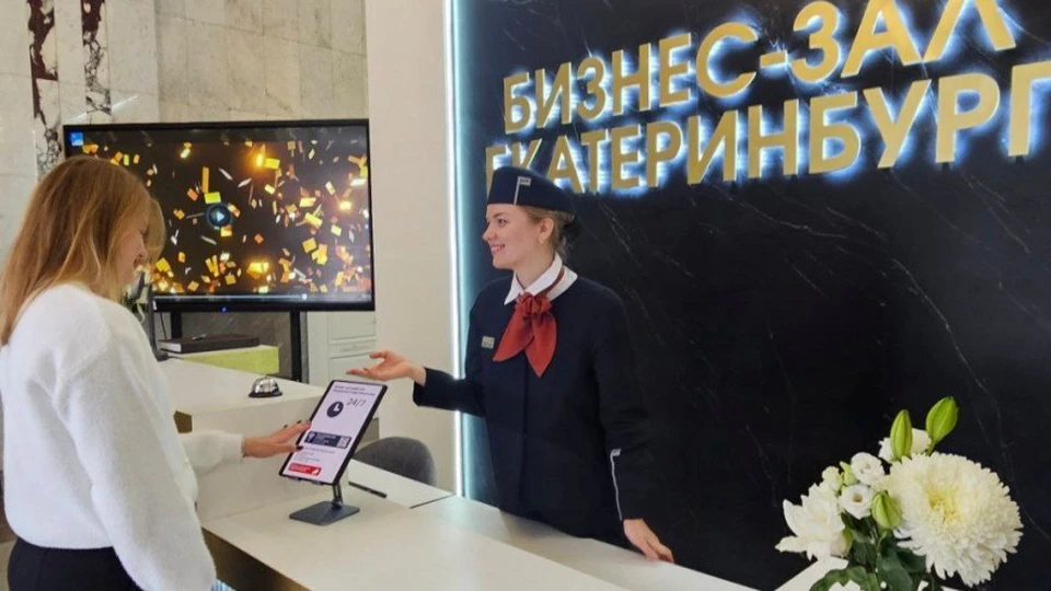 На вокзале Екатеринбурга открыли новый бизнес-зал. Фото: пресс-служба СвЖД