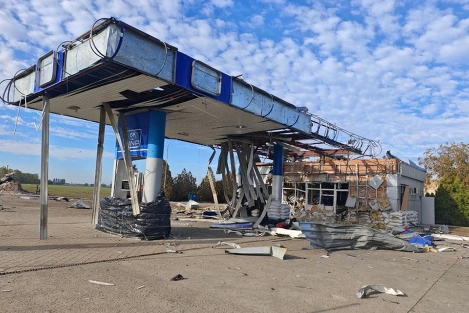 Автозаправку обстреляли ВСУ в Великой Лепетихе. Фото: администрация Великолепетихского округа
