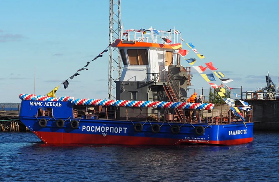 Новое судно длиной 15,5 метра способно работать в холодной воде и в мелком льду. Фото: ФГУП «Росморпорт»