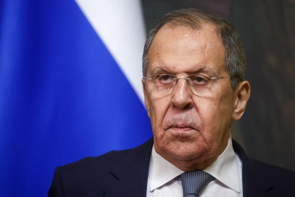 Vинистр иностранных дел России Сергей Лавров