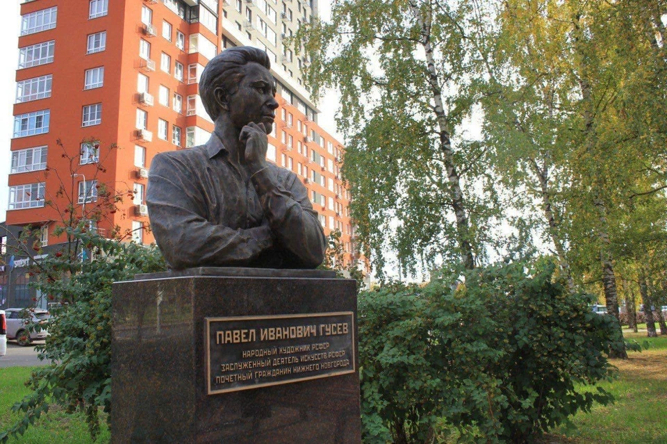 В Нижнем Новгороде завершилось комплексное благоустройство сквера имени народного художника Павла Гусева. Фото: Администрация Нижегородского района