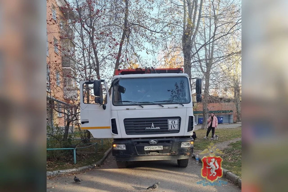 В Краснотурьинске мусоровоз насмерть сбил пенсионерку. Фото: Госавтоинспекция Свердловской области