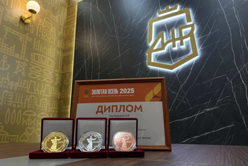 Предприятие из ДНР завоевало сразу три медали на Всероссийской агропромышленной выставке «Золотая осень - 2025». Фото: ТГ/Крамаренко