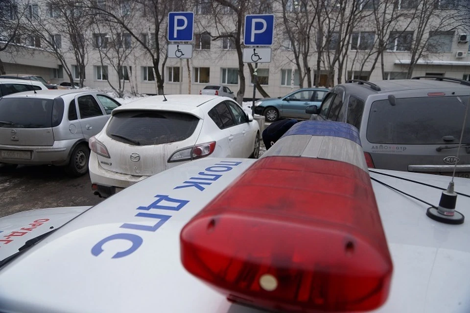 Водитель погиб в Хабаровске, врезавшись в световую опору