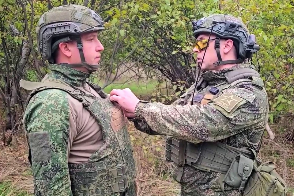 Воинам ВСУ РФ, действующим в зоне спецоперации, вручили медали «За отвагу»