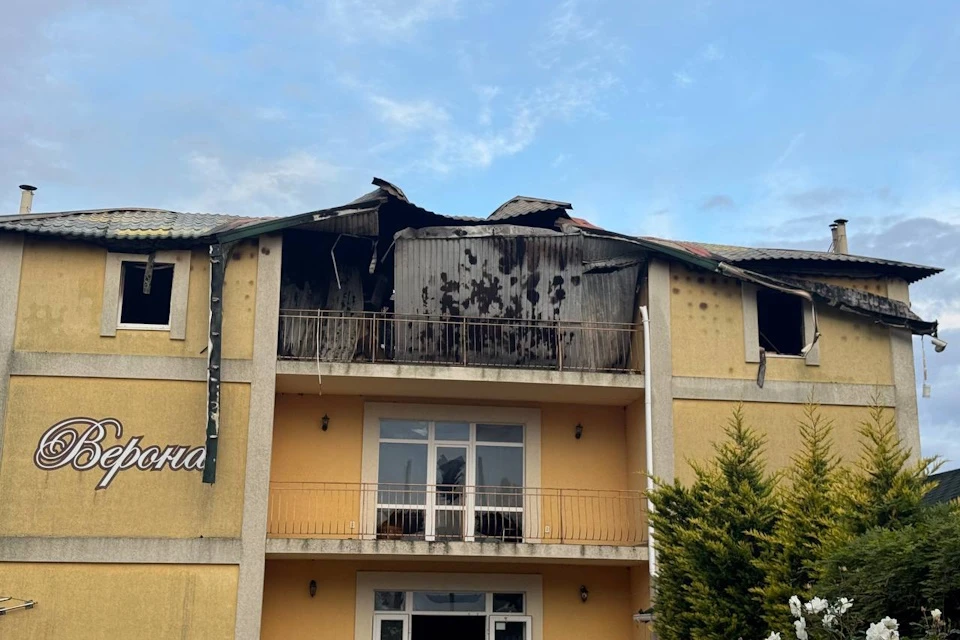 ВСУ нанесли удар по пункту временного проживания людей Фото: ТГ-канал Владимира Сальдо