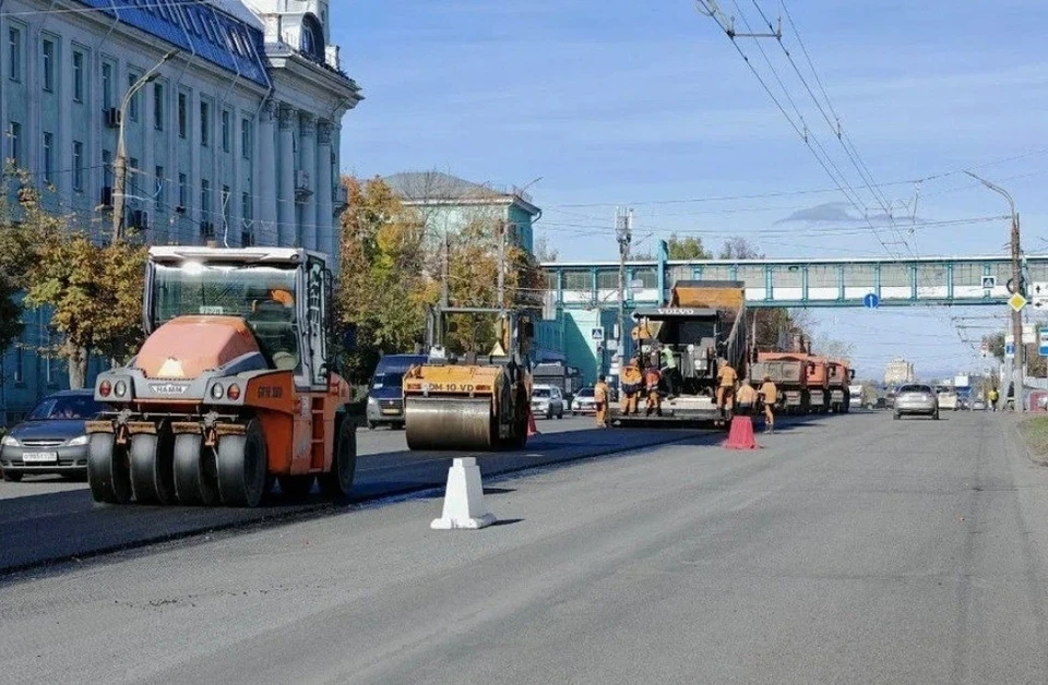 Ремонт на улице Удмуртской. Фото: vk.com/d_a_chistyakov