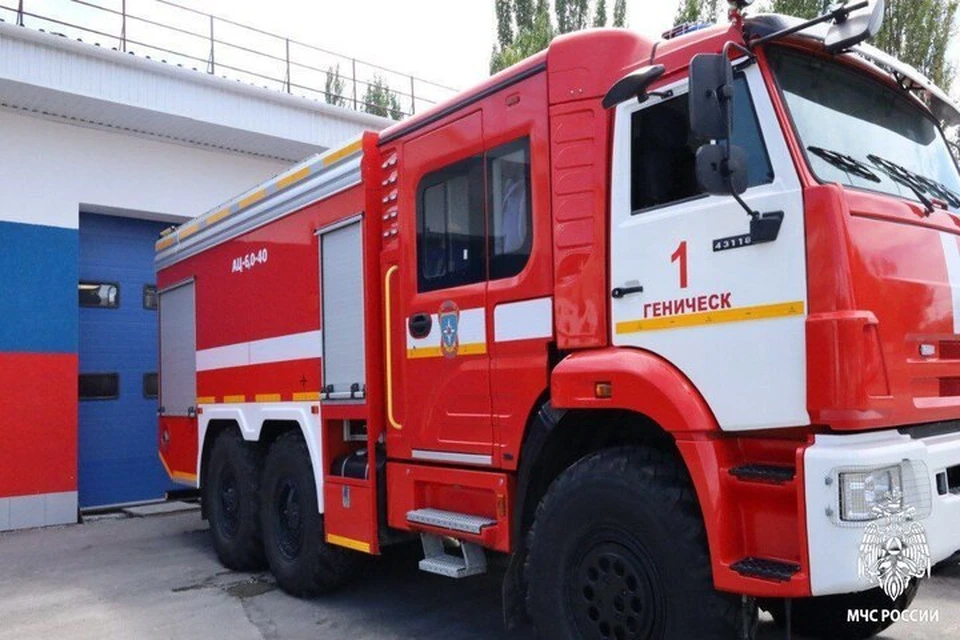 Пожар был потушен в регионе за сутки 20 октября. Фото: ГУ МЧС России по Херсонской области