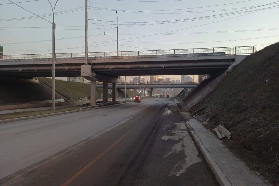 Открыли движение по одной стороне Ипподромской магистрали. Фото: Telegram-канал Максима Кудрявцева