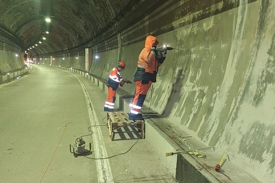 Движение по тоннелю временно невозможно. Фото: пресс-служба мэрии Сочи