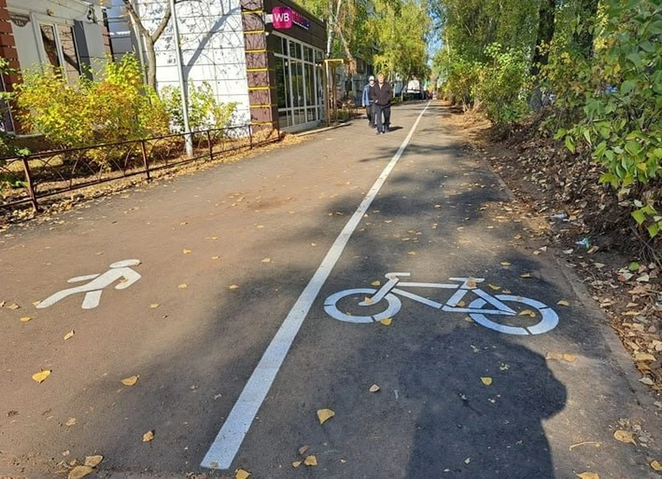 В Заволжье Ульяновска открыли две дорожки для велосипедистов | ФОТО: администрация Ульяновска