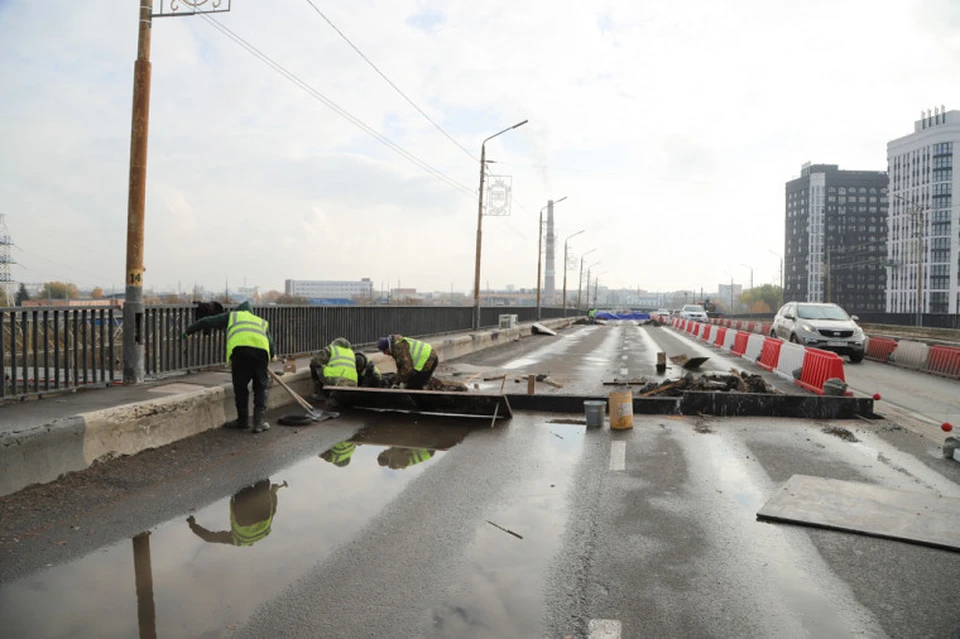 Ремонт Павшинского моста в Туле завершён на 29%.