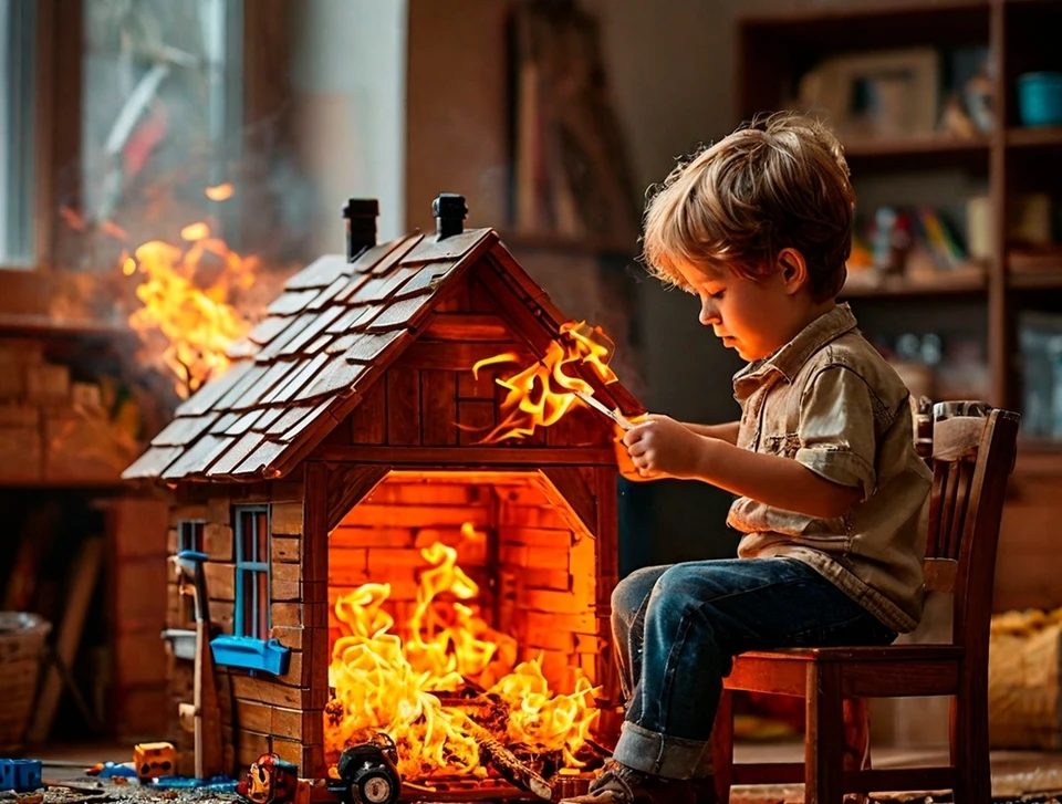 Во всех случаях малыши были предоставлены сами себе. Рисунок: МЧС Севастополя