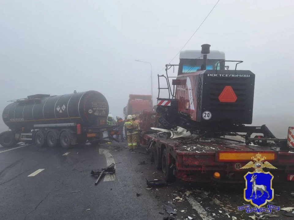В ДТП пострадал только сам предполагаемый виновник