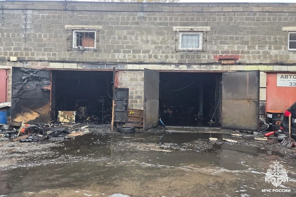 При пожаре пострадал мужчина.