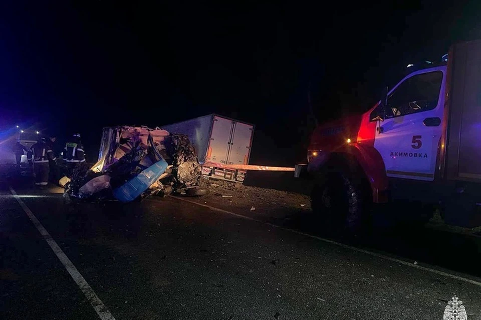 Авария с погибшими случилась в Акимовском округе. Фото: ГУ МЧС России по Запорожской области